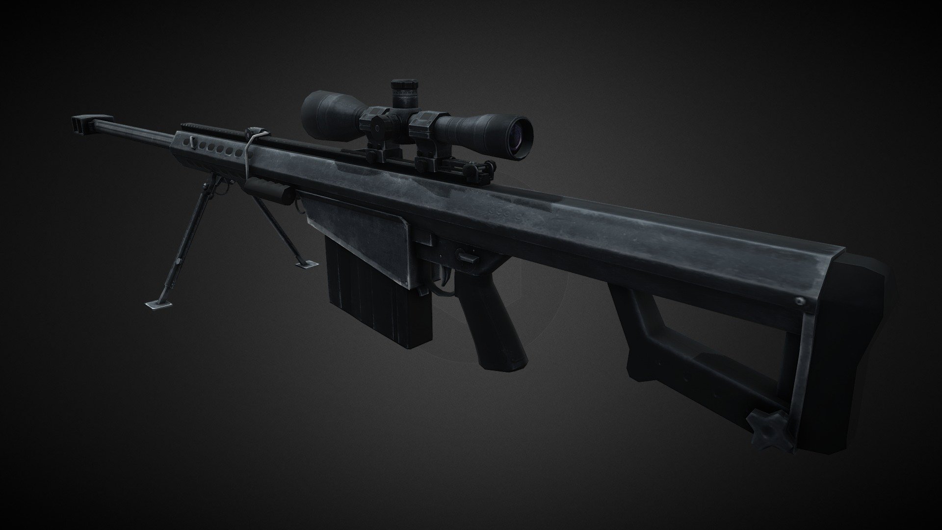 [Crossfire] Barrett M82A1 3.0 (Classic) - 3D model by Jocasey [a4fe23f ...