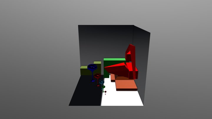 แก้วว 3D Model
