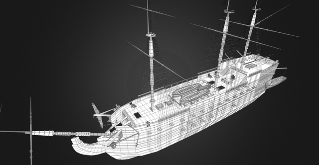Hms Victory 3D Model