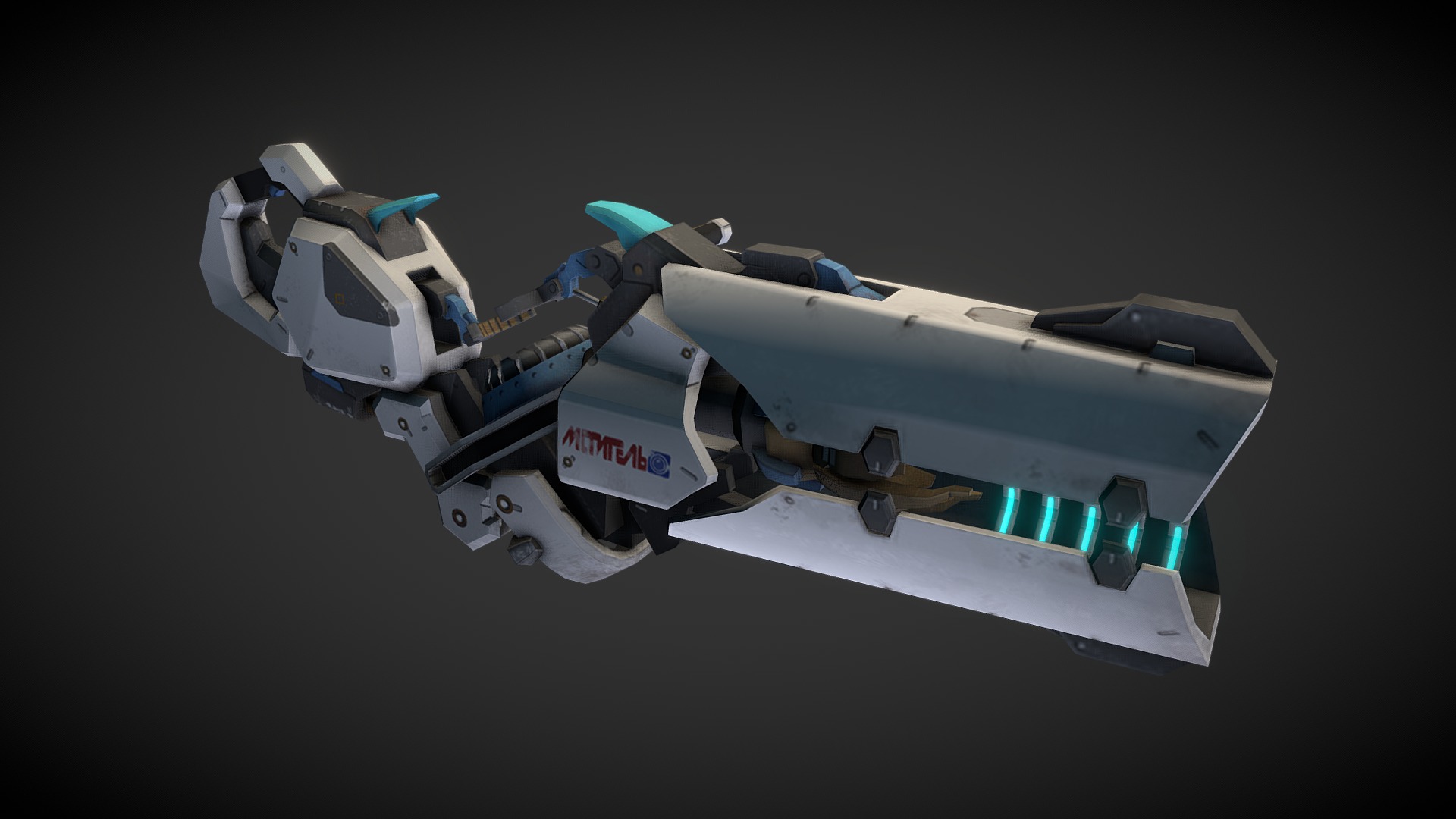 Particle Cannon - 3D model by JoseParedi [a4ff9a3] - Sketchfab