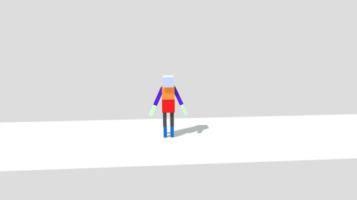 Human BLENDER 3D Model