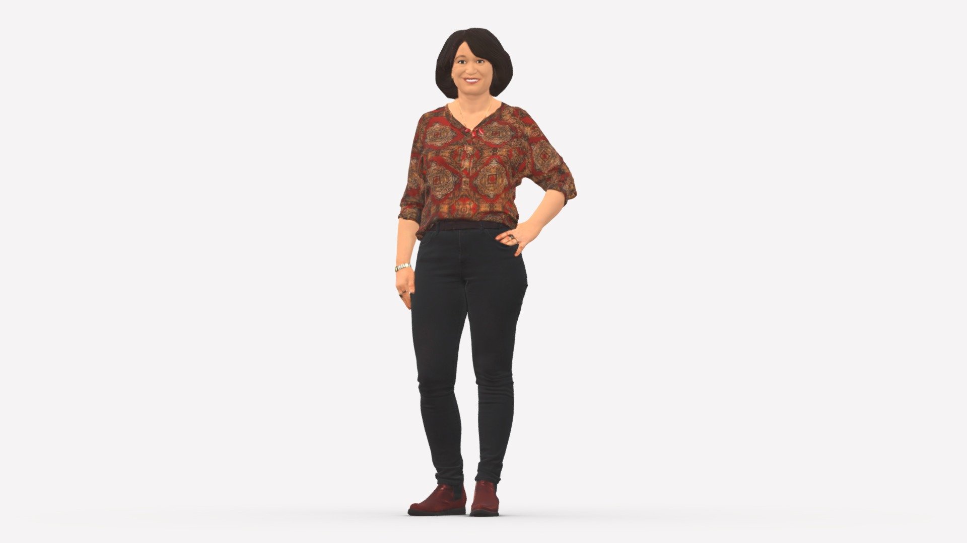 Woman posed 0219 - Buy Royalty Free 3D model by 3DFarm [a502616 ...