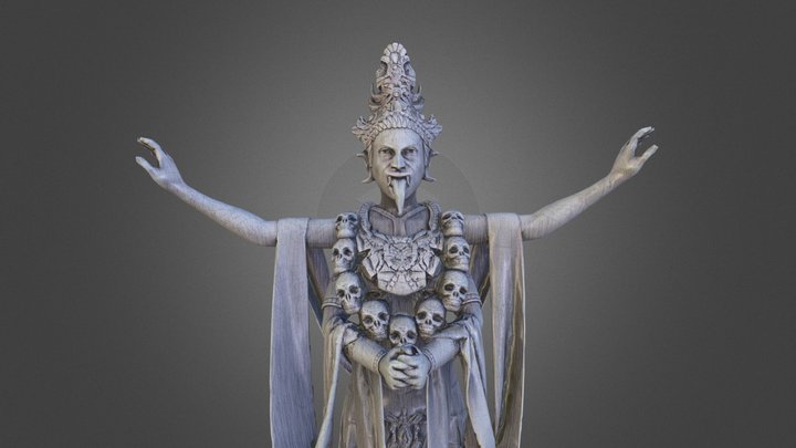 Skywind Mephala Statue 3D Model