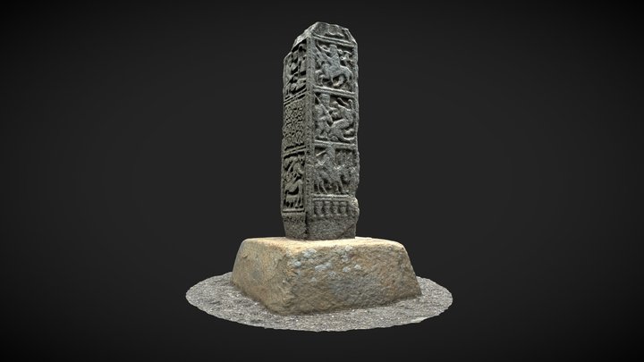 Old Kilcullen - High Cross Shaft c.9th century 3D Model