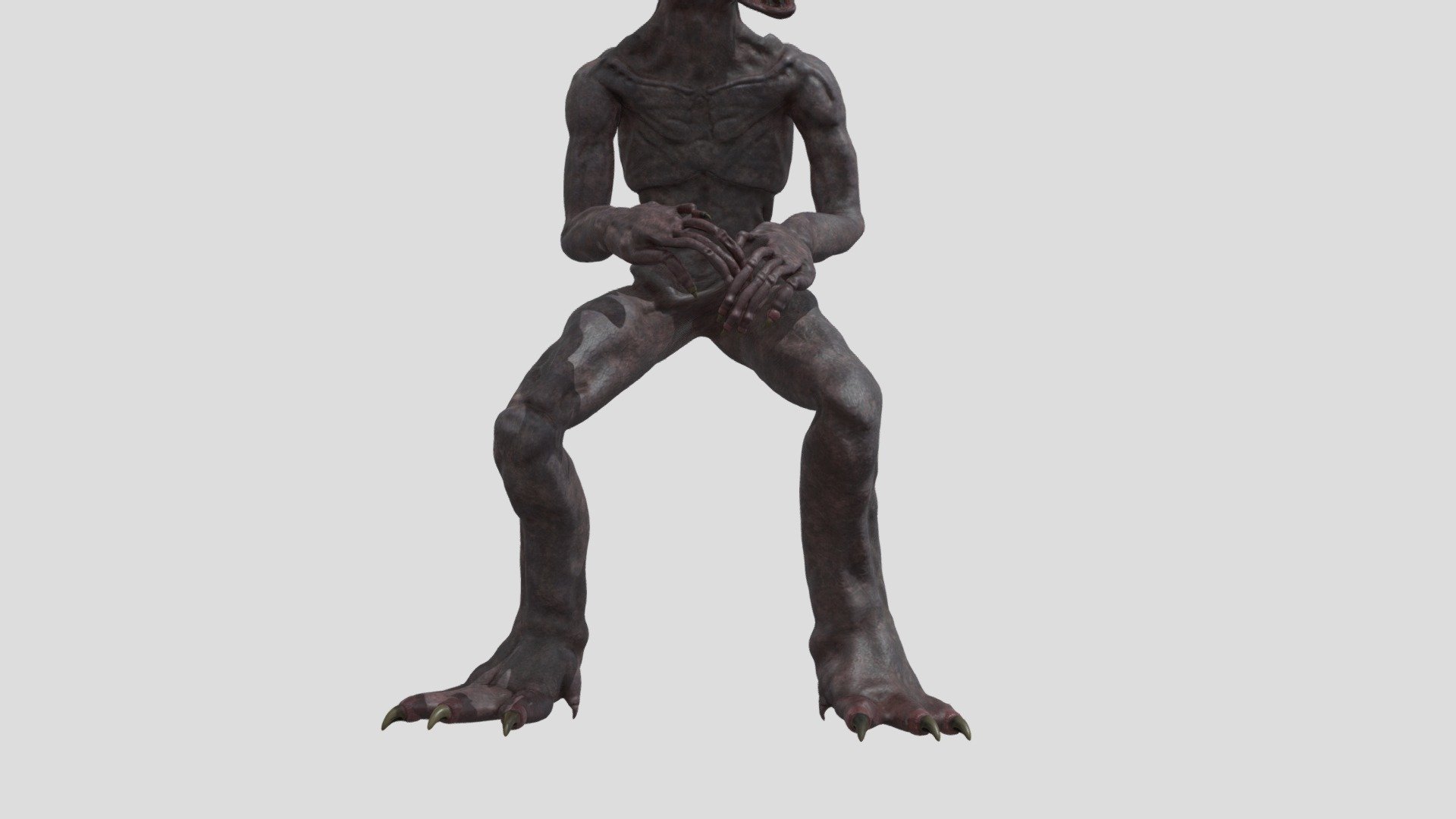 Stranger Things Demogorgon- Rigged, Animated