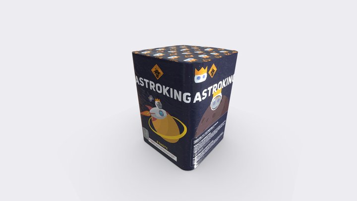ASTROKING Firework Cake 3D Model
