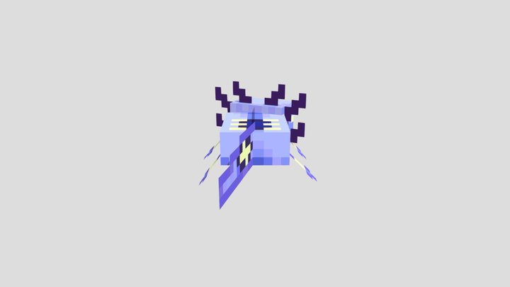Warden Axolotl 3D Model