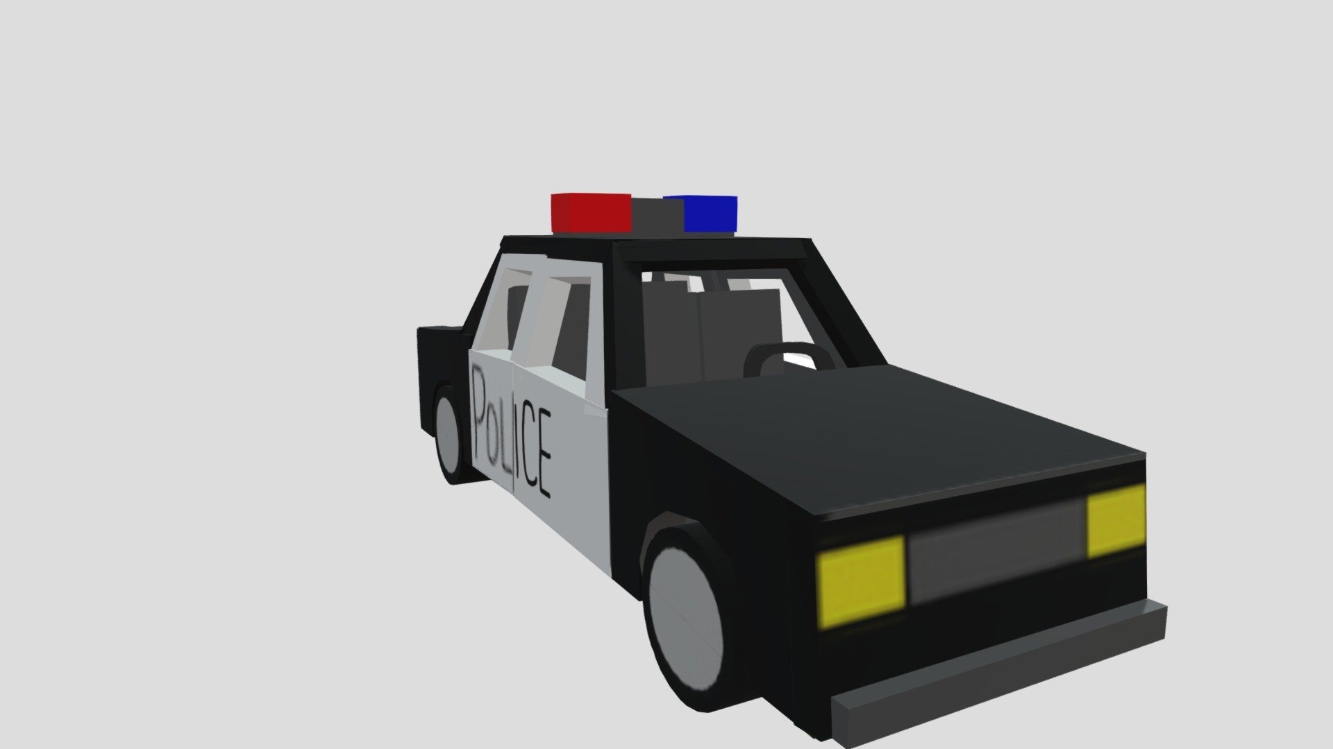POLICE CAR Download Free 3D model by elenaisakova248 [a5046f1