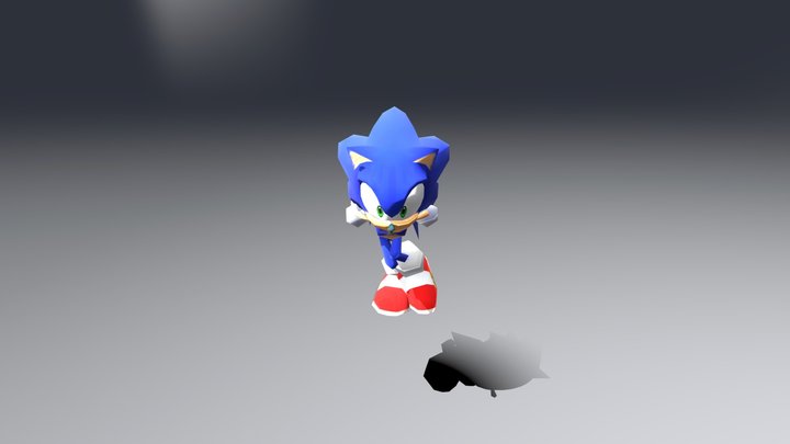 3DS Sonic(Run) 3D Model