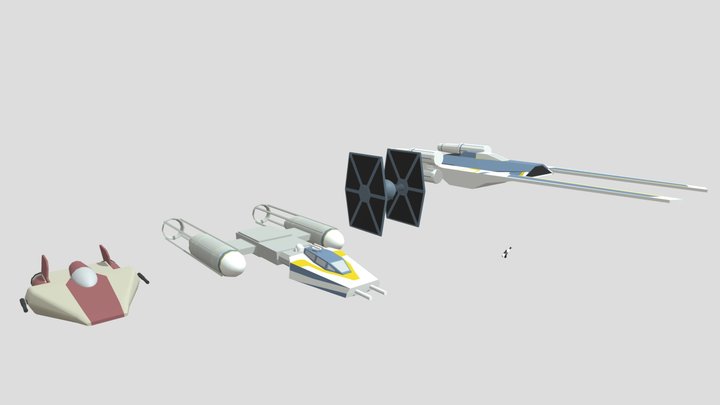 Draft with color 3D Model