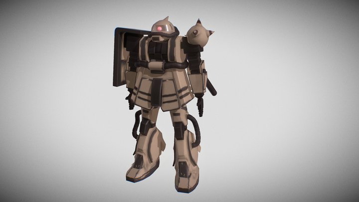 Zaku MK II 3D Model