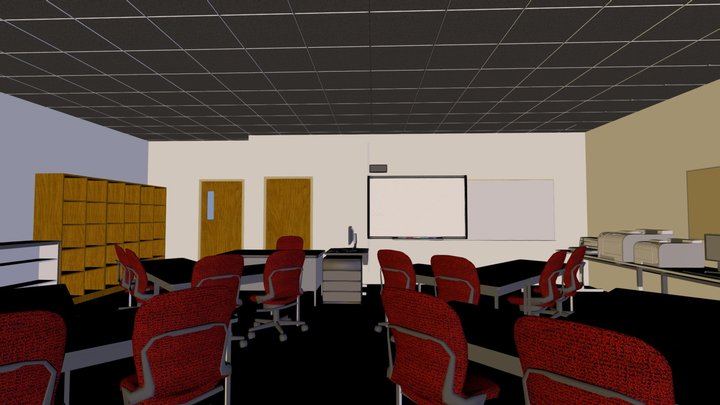 Drafting Room 224 3D Model