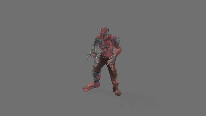 Cyber Monsters 3D Model
