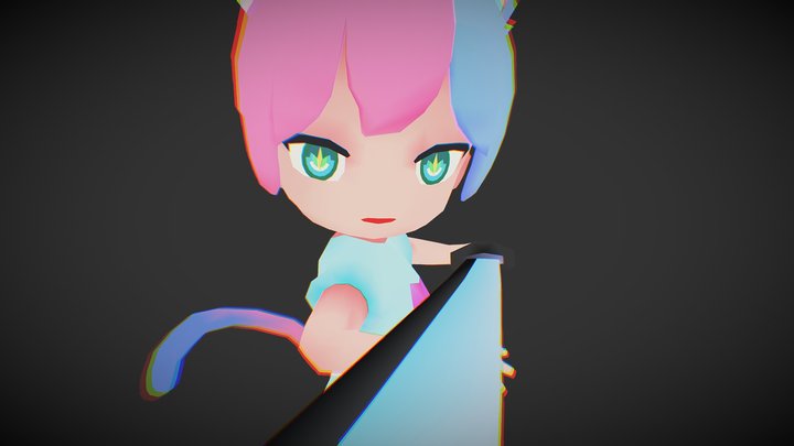 SD Character Lyla 3D Model