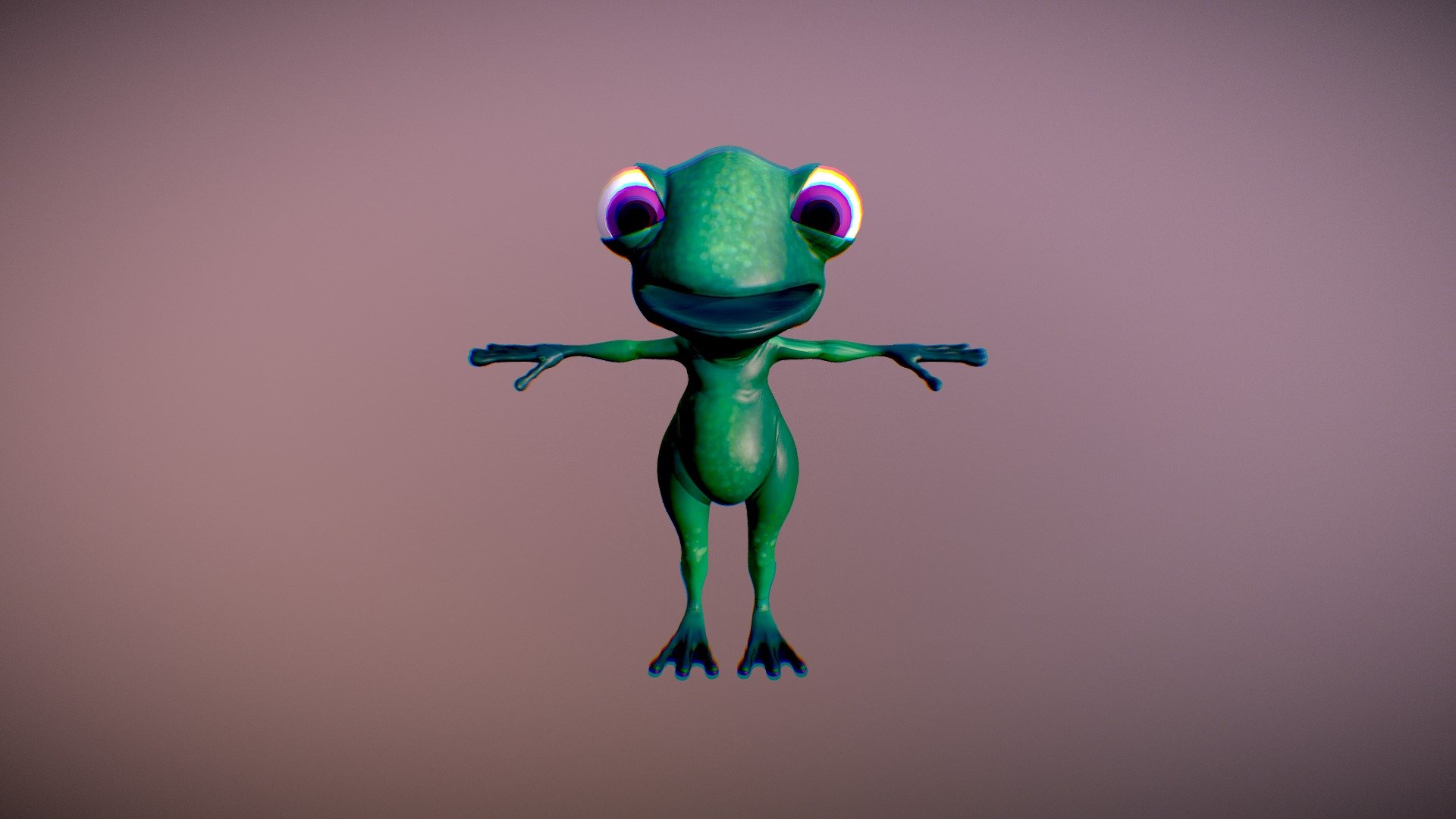 Frog_3D_Character_Modelling