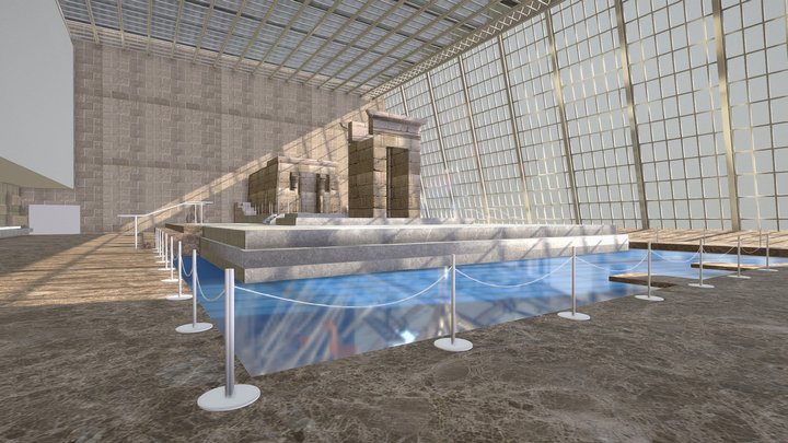 MET Museum - Dendur Temple Hall 3D Model
