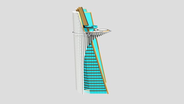 stark tower 3D Model