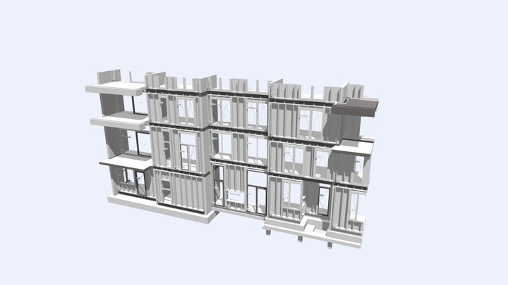 Gevel beeld 3D Model