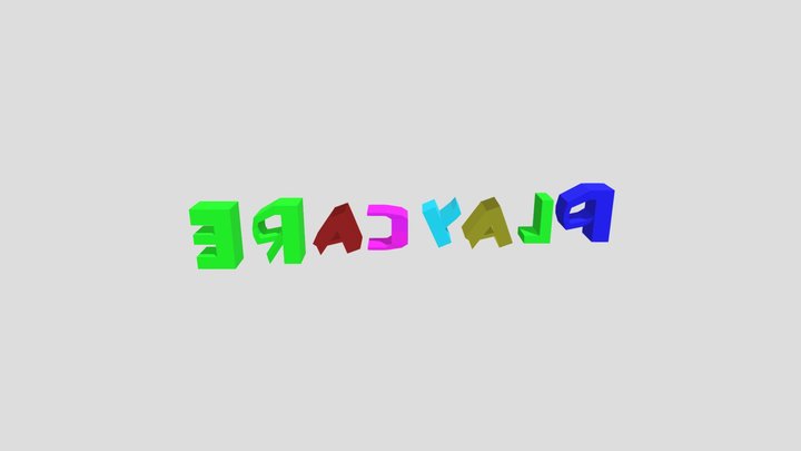 Playcare sign | poppy playtime chapter 3 3D Model