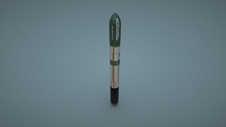 Dnepr rocket 3D Model