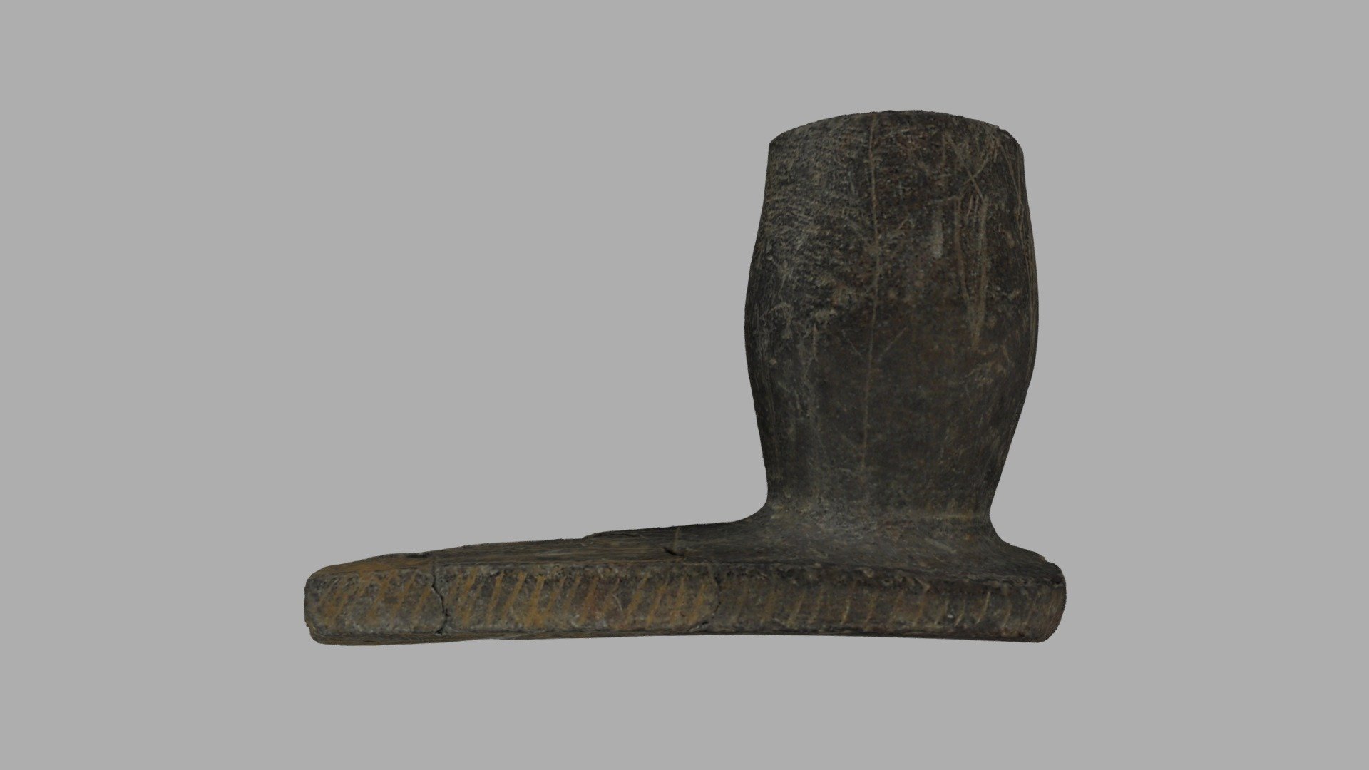 Engraved Stone Pipe