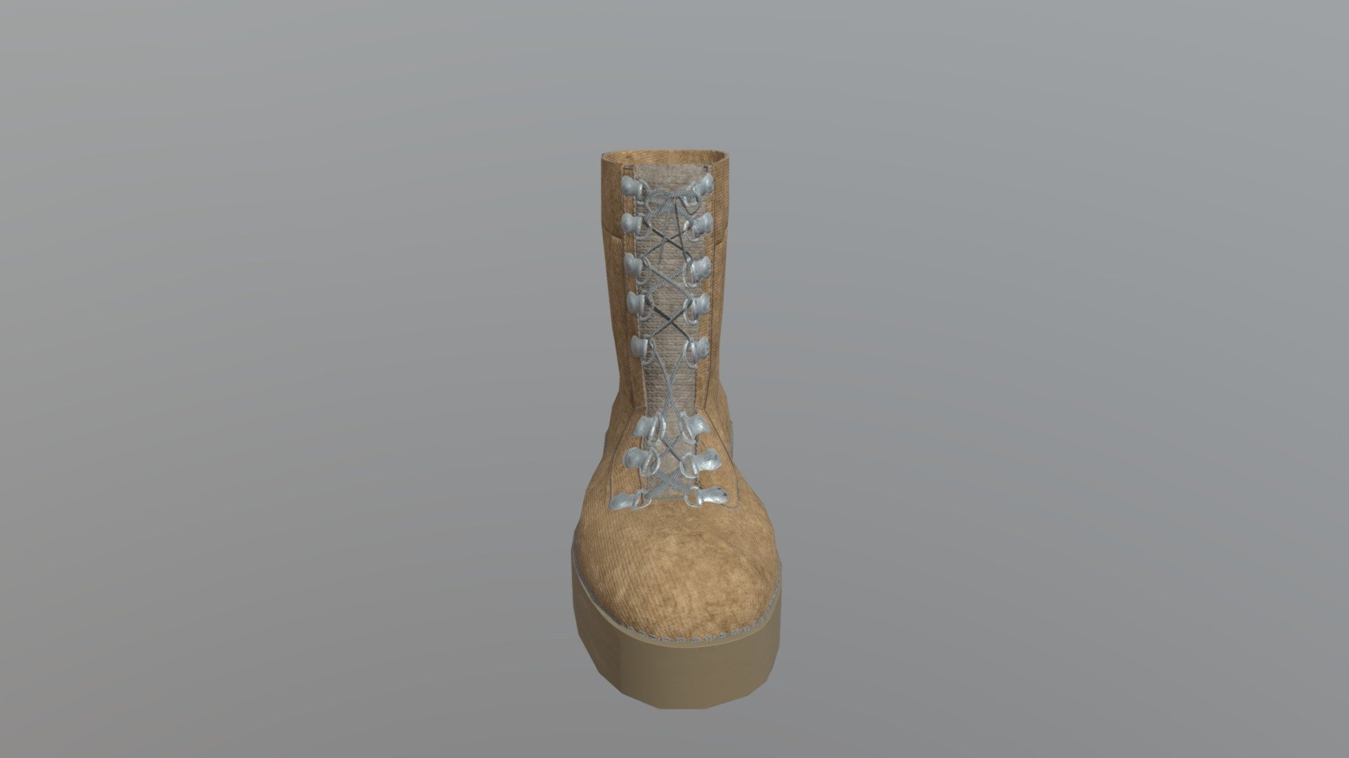 Army boots - low poly