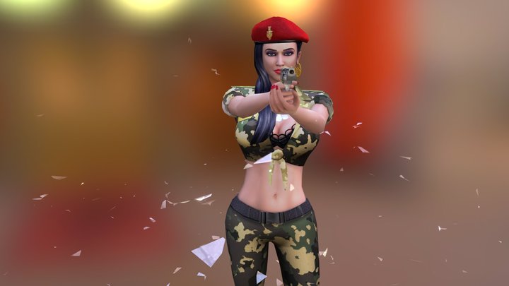 Soldier_in_Action 3D Model