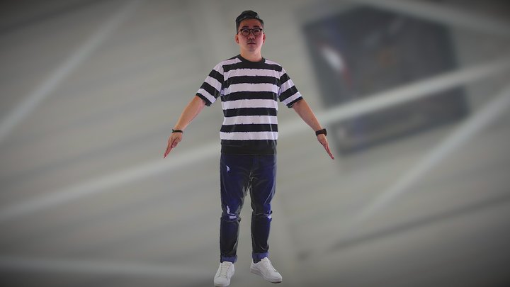 Kyle in A pose 3D Model