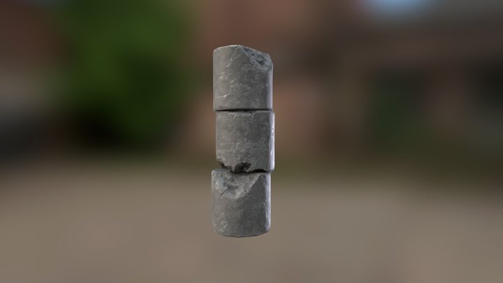 Basalt column 3D Model