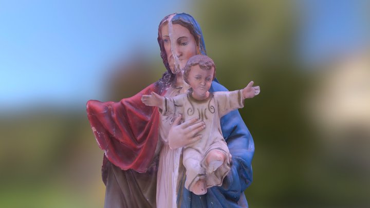 Mother and Son 3D Model
