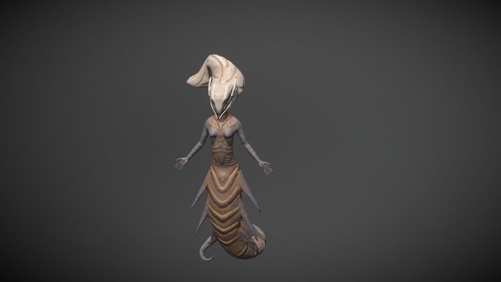 sci fi  desert creature 3D Model