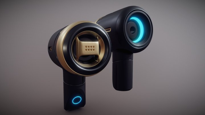 Wireless Earphones 3D Model