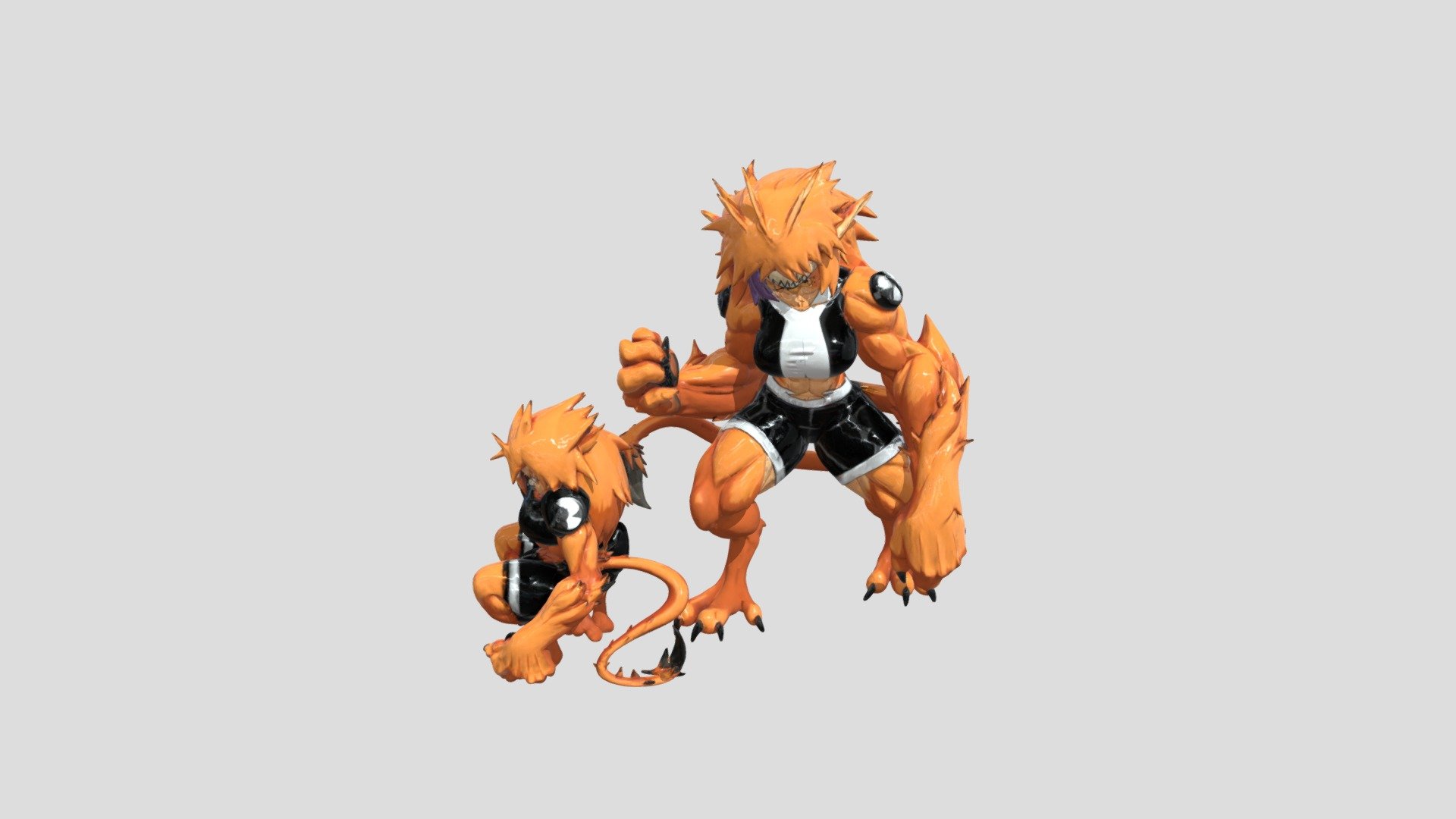 Monster Duo - 3D model by lastbloodworth [a5115f1] - Sketchfab