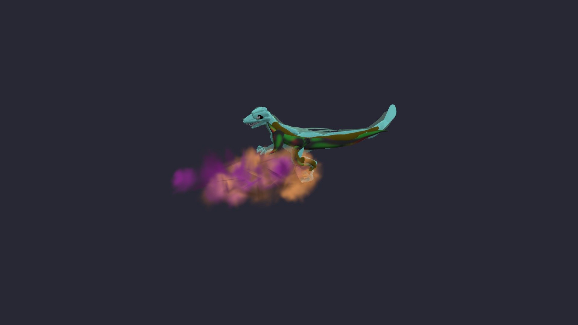 velociraptor burning