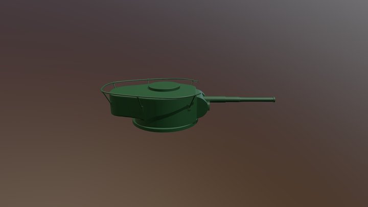 T-26  tank  turret 3D Model