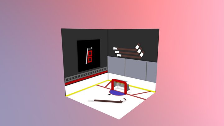 hockey hang out 3D Model