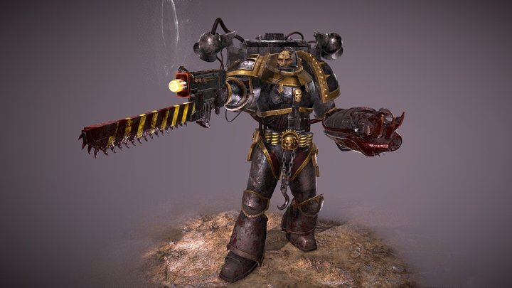 Iron Warrior (Troll Juncha's fan art) 3D Model