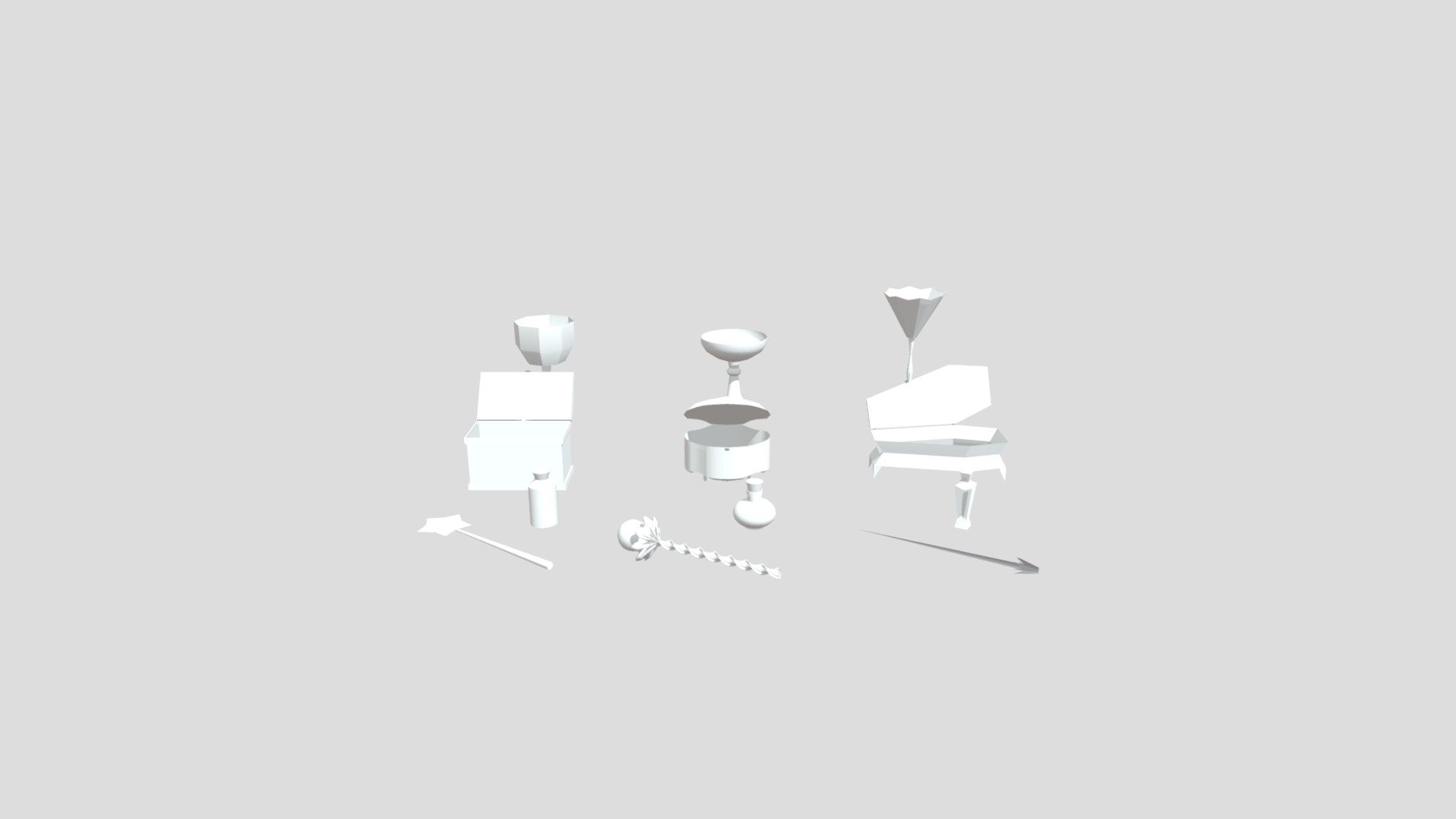 дз силуэты - 3D model by annielovescats [a5136c6] - Sketchfab