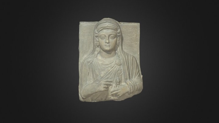 Palmyrene Funerary Relief 3D Model