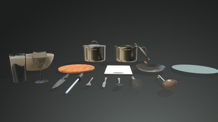 Kitchen Pack 3D Model