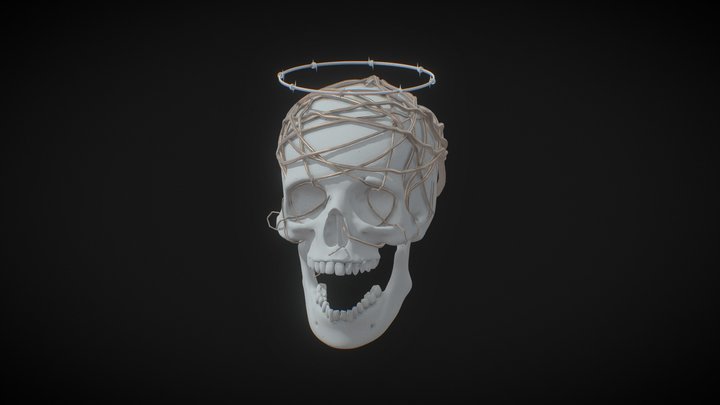 Saint Skull 3D Model