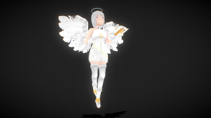 Angel Character Model 3D Model