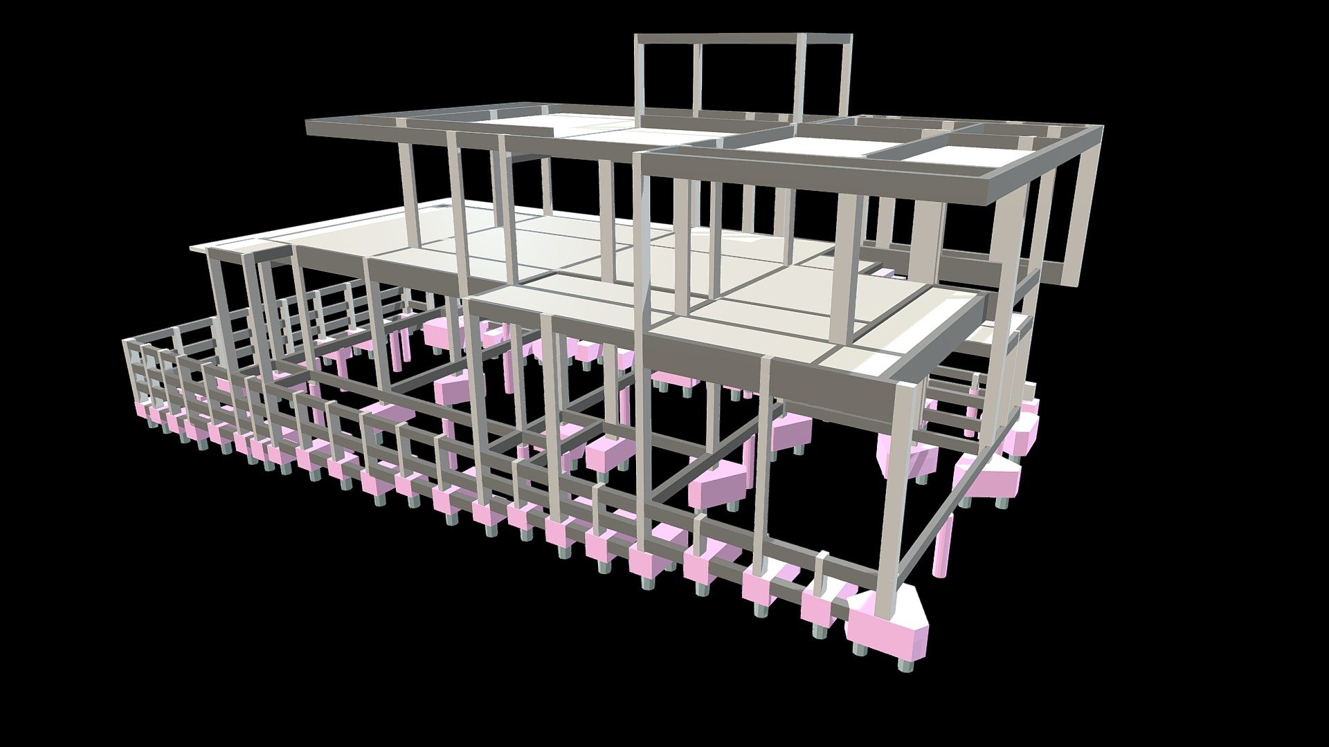 Maquete Estrutural- Mamed - 3D model by engeart_jg [a517b8e] - Sketchfab