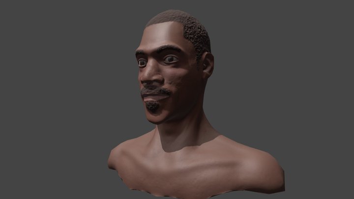 Eddie Murphy Bust 3D Model
