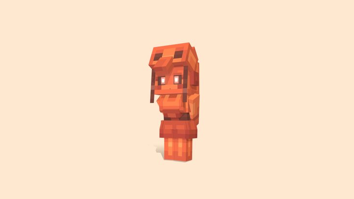 Copper Golem 3D Model