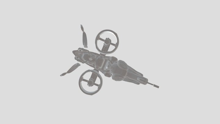 combine mini gunship – Modelo 3D gratuito STL