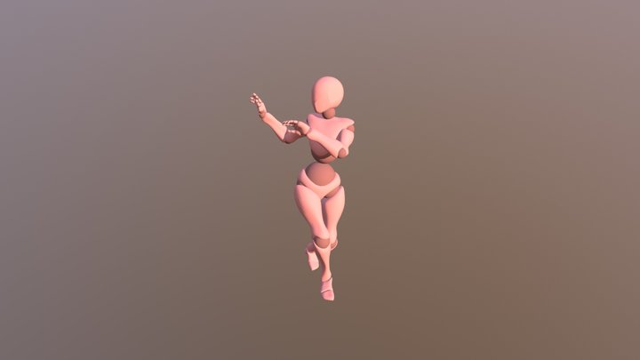 Samba Dancing 3D Model