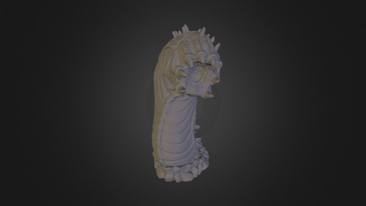 Sand Worm-64mm 3D Model