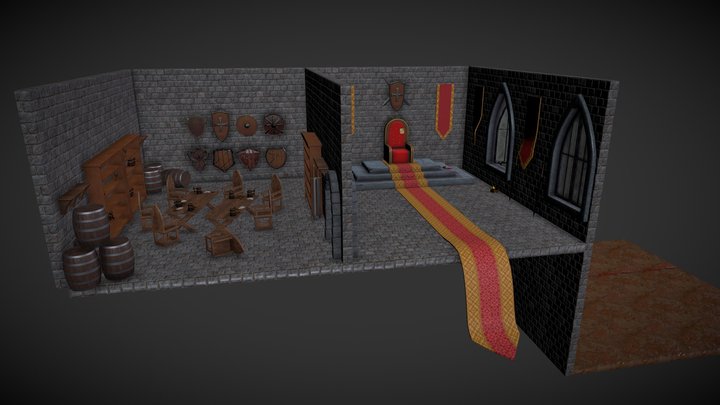 Tribute Room Project 3D Model