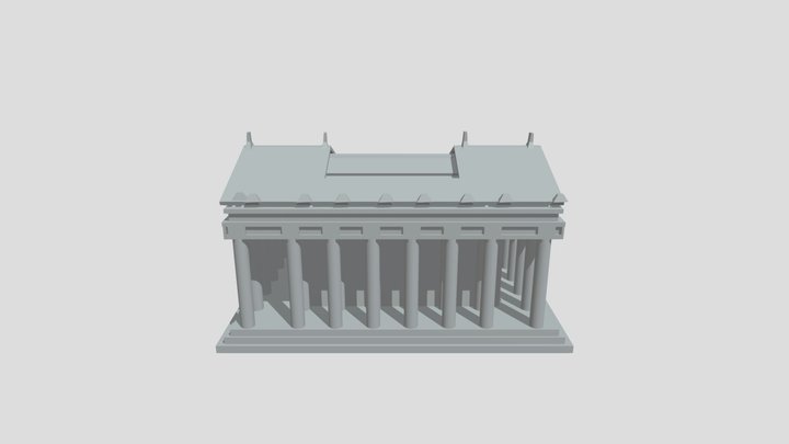Catan Set Greek City 1 3D Model